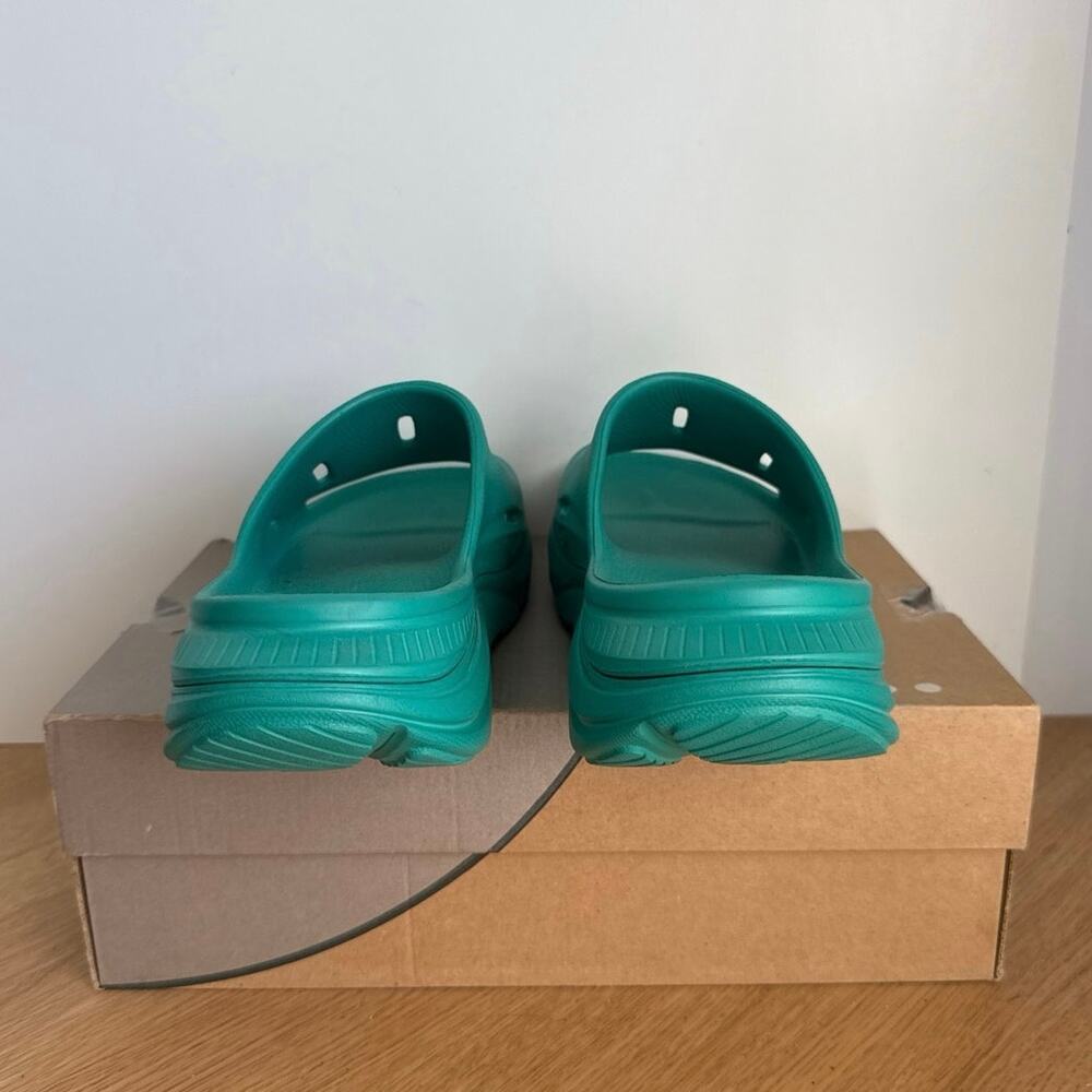 HOKA ONE ONE Ora ‘Green’ Recovery Slip On Sandals Unisex - SZ M 9- W 11 - Picture 3 of 9
